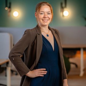 Rebecca Bankwinkel stehend, Business Shooting